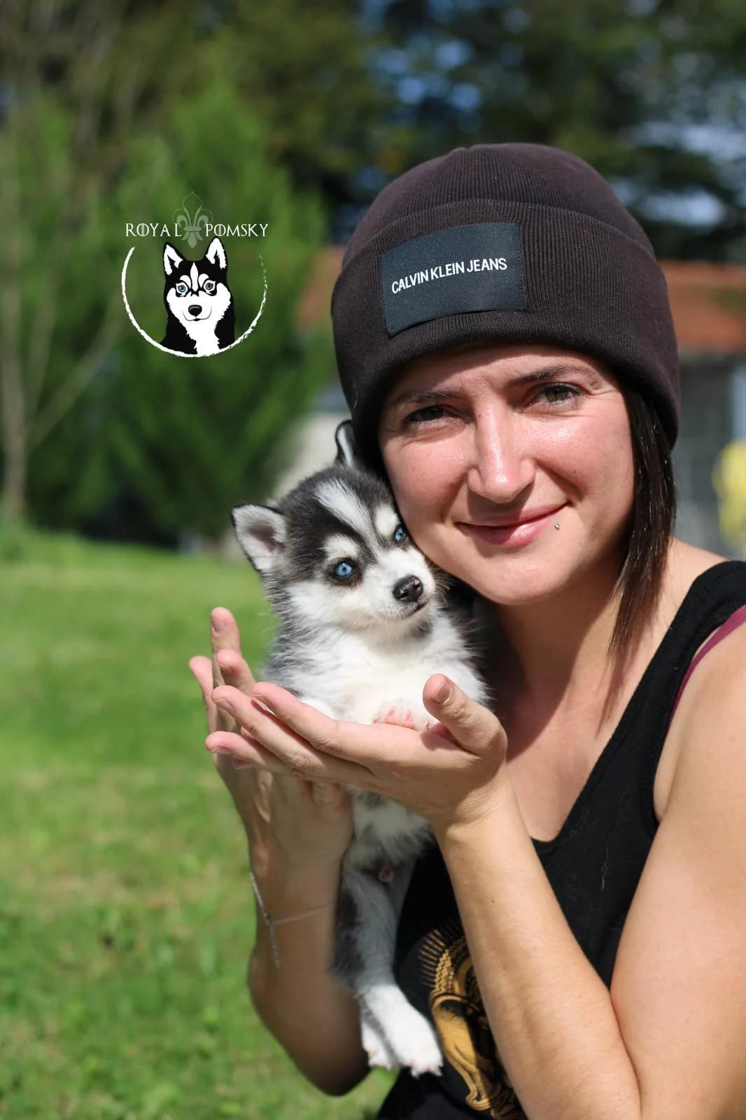 Portrait de Marine, cofondatrice de l'élevage Royal POMSKY