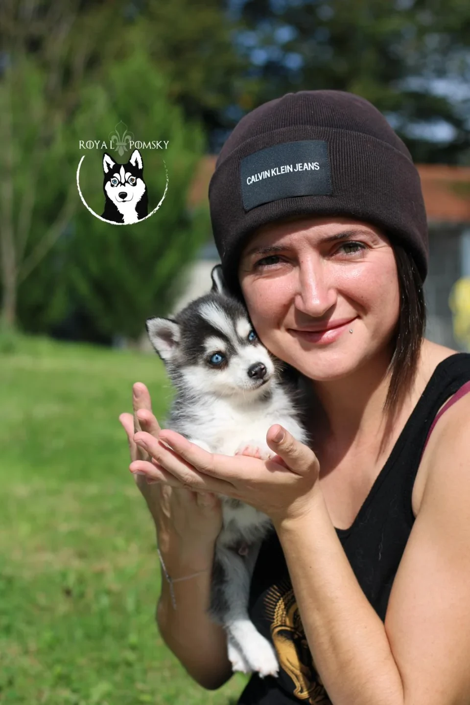 Portrait de Marine, cofondatrice de l'élevage Royal POMSKY